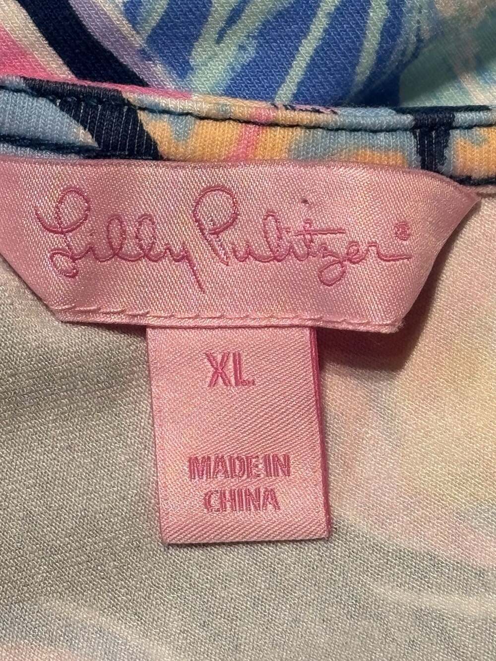 Lilly Pulitzer Del Lago Printed Flounce Dress Size XL - Picture 12 of 12